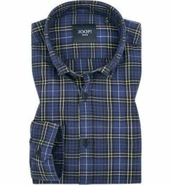 Großhandel ✔️ JOOP! Hemd JJSH-19Heli-W 30006737/420 Slim Fit, Flanell, Blau kariert, Marine ❤️
