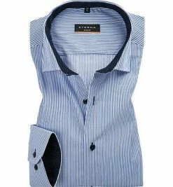 Top 10 🛒 ETERNA slim fit 8992/F140/16 Hemd, Baumwolle, Blau gestreift, Blau 🔔
