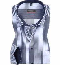 Besorgen 😀 ETERNA modern fit 8982/X15P/19 Hemd, Baumwolle, Navy gestreift, Navy ✨