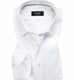 Rabatt 😉 OLYMP Signature OLYMP Hemd Signature 8528/84/00 Tailored Fit, Popeline, Weiß 🔔