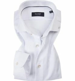 Schlussverkauf ⭐ OLYMP Signature OLYMP Hemd Signature EL 8581/89/00 Tailored Fit, Baumwolle, Extra langer Arm, Weiß 🔔