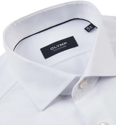 Schlussverkauf ⭐ OLYMP Signature OLYMP Hemd Signature EL 8581/89/00 Tailored Fit, Baumwolle, Extra langer Arm, Weiß 🔔 2 Schlussverkauf ⭐ OLYMP Signature OLYMP Hemd Signature EL 8581/89/00 Tailored Fit, Baumwolle, Extra langer Arm, Weiß 🔔 – Bild 2
