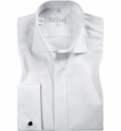 Besorgen 😍 Botthof Hemd Slim UMA Hai 12-85-292/10 Slim Fit, Popeline, Weiß ✔️