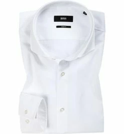 Angebote 🤩 BOSS Hemd Jason 50380059/100 Slim Fit, Baumwolle, Weiß 🛒