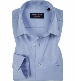 Angebote 🤩 CasaModa Comfort Fit Kent EL 006059/115 Hemd, Baumwolle, Extra langer Arm, Hellblau meliert, Himmelblau 🛒