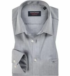 Besorgen ⭐ CasaModa Comfort Fit Kent EL 006052/705 Hemd, Baumwolle, Extra langer Arm, Grau meliert, Mittelgrau 🔔