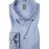 Coupon 🎉 Jacques Britt Hemd Como Mix 334002/11 Custom fit, Twill, Bleu, Hellblau 🔥