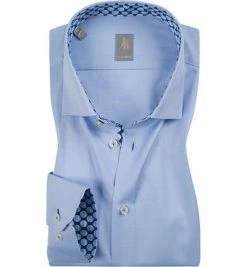 Rabatt ✨ Jacques Britt Hemd Como Mix 334000/10 Custom Fit, Twill, Blau ⌛