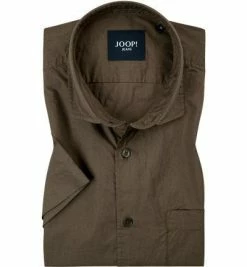 Blitzangebot 😍 JOOP! Hemd HaskoK_1_2-W 30009255/301 Kurzarmhemd, Popeline, Khaki 💯