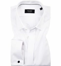 Neu 😉 OLYMP Signature OLYMP Hemd Signature 8523/15/00 Tailored Fit, Satin, Weiß 🥰