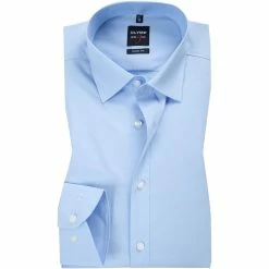 Angebote ✨ OLYMP Hemd Level Five Body Fit EL 6090/69/10 Popeline, Extra langer Arm, Hellblau 😀