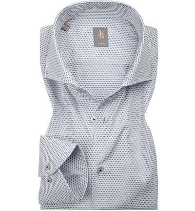 Aktion 🛒 Jacques Britt Hemd Roma 364130/15 Slim Fit, Popeline, Weiß-blau gepunktet, Weiß-blau 🔥 1 Aktion 🛒 Jacques Britt Hemd Roma 364130/15 Slim Fit, Popeline, Weiß-blau gepunktet, Weiß-blau 🔥