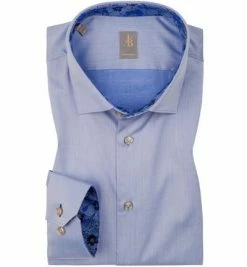 Auslauf 🌟 Jacques Britt Hemd Como Mix 334003/13 Custom Fit, Chambray, Blau 😍