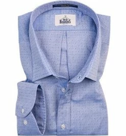 Neu 🥰 B.D. BAGGIES Hemd B18007/B003/02 Regular Fit, Oxford, Bleu gemustert, Blau ❤️