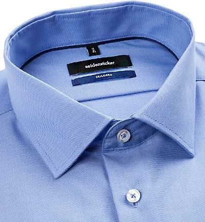 Besorgen 🎁 Seidensticker Hemd 241600/14 Tailored Fit, Popeline, Blau 👏 2 Besorgen 🎁 Seidensticker Hemd 241600/14 Tailored Fit, Popeline, Blau 👏 – Bild 2