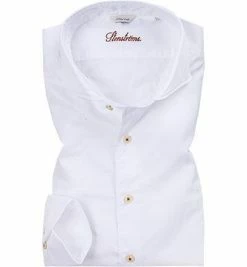 Aktion ❤️ Stenströms Hemd 675221/1467/000 Slimline, Feintwill, Weiß ⭐