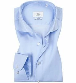 Budget 🥰 ETERNA 1863 slim fit 8005/F682/10 Hemd, Twill CO2 Neutral, Hellblau 👏