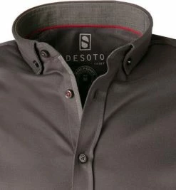 Rabatt 🎉 DESOTO Hemd B.D. 21031-3/083 Kurzarmhemd, Slim Fit, Jersey, Dunkelgrau, Schiefergrau ✔️ -Hemden Verkaufsgeschäft 295599 norm2