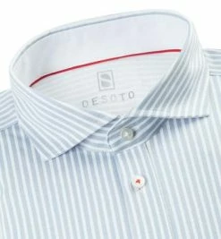 Aktion 🎁 DESOTO Hemd Hai 21108-3/083 Jersey, Bleu-weiß gestreift, Silberblau-weiß ✔️ -Hemden Verkaufsgeschäft 295620 norm2