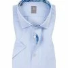Besorgen 🧨 Jacques Britt Hemd Como Mix 384011/14 Kurzarmhemd, Custom Fit, Baumwolle, Blau gemustert, Blau 🌟
