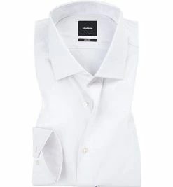 Coupon 💯 Strellson Hemd Santos 30011662/100 Slim Fit, Popeline, Weiß 🎁
