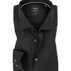 Coupon 😀 Strellson Hemd Santos 30011662/001 Slim Fit, Popeline, Schwarz 😀