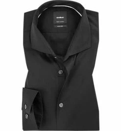Bestpreis 💯 Strellson Hemd Adrian 30011699/001 Extra Slim Fit, Popeline, Schwarz 💯