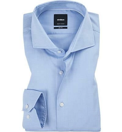 Schlussverkauf ❤️ Strellson Hemd Sereno 30011629/437 Slim Fit, Baumwolle, Bleu, Blau 🤩 1 Schlussverkauf ❤️ Strellson Hemd Sereno 30011629/437 Slim Fit, Baumwolle, Bleu, Blau 🤩