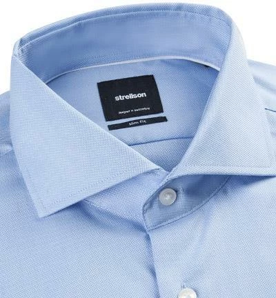 Schlussverkauf ❤️ Strellson Hemd Sereno 30011629/437 Slim Fit, Baumwolle, Bleu, Blau 🤩 2 Schlussverkauf ❤️ Strellson Hemd Sereno 30011629/437 Slim Fit, Baumwolle, Bleu, Blau 🤩 – Bild 2