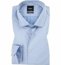 Auslauf ❤️ Strellson Hemd Santos 30011614/459 Slim Fit, Popeline, Bleu meliert, Blau 🌟