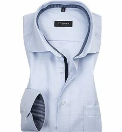 Bestes Angebot ❤️ ETERNA comfort fit 3116/E95K/12 Hemd, Baumwolle, Hellblau 😀