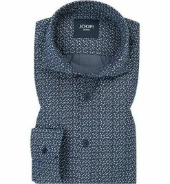 Rabatt ✔️ JOOP! Hemd JJSH-04Hanjo-W 30011788/405 Modern Fit, Popeline, 👖 Jeansblau gemustert, Blau 💯