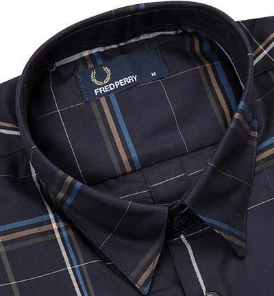 Großhandel ⭐ Fred Perry Hemd M4536/608 Popeline, Nachtblau kariert, Marineblau 🎉 2 Großhandel ⭐ Fred Perry Hemd M4536/608 Popeline, Nachtblau kariert, Marineblau 🎉 – Bild 2