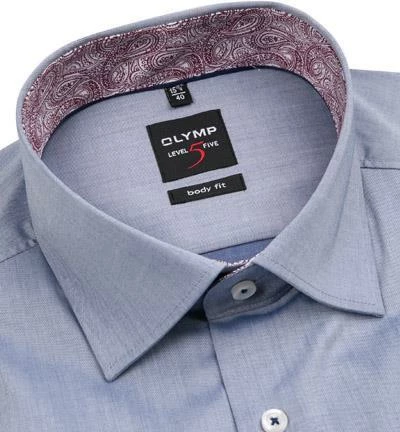 Am billigsten 🔥 OLYMP Level Five Body Fit 69EL 2056/29/17 Hemd, Popeline, Extra langer Arm, Rauchblau, Blau-bordeaux 😀 2 Am billigsten 🔥 OLYMP Level Five Body Fit 69EL 2056/29/17 Hemd, Popeline, Extra langer Arm, Rauchblau, Blau-bordeaux 😀 – Bild 2