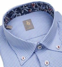 Blitzangebot ⌛ Jacques Britt Hemd Treviso Mix 463120/11 Slim Fit, Popeline, Hellblau kariert, Hellblau 😉 -Hemden Verkaufsgeschäft 304340 norm2