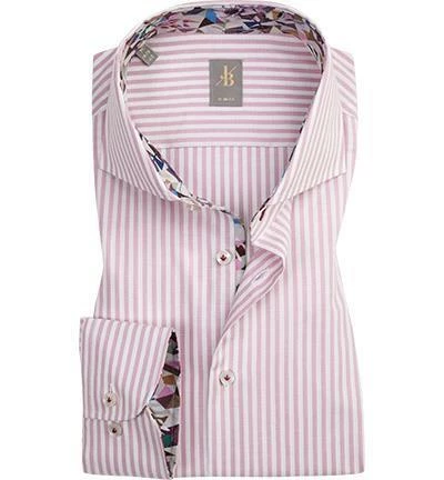 Schlussverkauf 😉 Jacques Britt Hemd Roma Mix 463010/40 Slim Fit, Baumwolle, Rosa-weiß gestreift, Rosa 🌟 1 Schlussverkauf 😉 Jacques Britt Hemd Roma Mix 463010/40 Slim Fit, Baumwolle, Rosa-weiß gestreift, Rosa 🌟