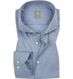 Billig 😉 Jacques Britt Hemd Roma 463260/13 Slim Fit, Baumwolle, Blau gemustert, Blau ⭐