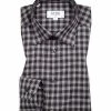 Neu 😍 ETON Hemd 3987/61511/37 Slim Fit, Twill, Schwarz-petrol kariert, Weiss-braun 🎁