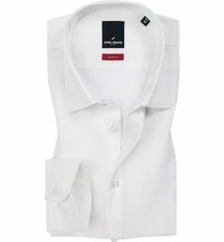 Bestpreis 😉 Daniel Hechter Hemd 60320/100588/90 Shape Fit, Popeline, Weiß, Schwarz 🌟