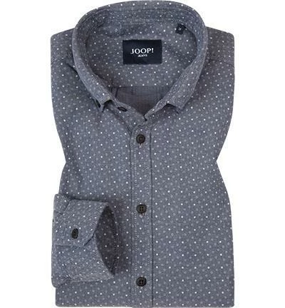 Billig 👏 JOOP! Hemd JJSH-19Heli-W 30011794/401 Slim Fit, Baumwolle, 👖 Jeansblau gemustert, Indigo ✨ 1 Billig 👏 JOOP! Hemd JJSH-19Heli-W 30011794/401 Slim Fit, Baumwolle, 👖 Jeansblau gemustert, Indigo ✨