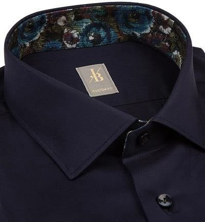 Auslauf ✨ Jacques Britt Hemd Como Mix EL 433102/19 Custom Fit, Twill, Extra langer Arm, Dunkelblau 🧨 2 Auslauf ✨ Jacques Britt Hemd Como Mix EL 433102/19 Custom Fit, Twill, Extra langer Arm, Dunkelblau 🧨 – Bild 2