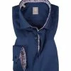 Großhandel ❤️ Jacques Britt Hemd Como Mix 463500/18 Slim Fit, Popeline, Blau, Dunkelblau ⌛