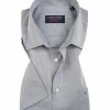 Auslauf ✨ Casamoda Hemd 008070/705 Kurzarmhemd, Comfort Fit, Chambray, Grau meliert, Grau ⭐
