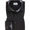 Budget ✔️ Stenströms Hemd 584931/1465/600 Classic Fit, Popeline, Schwarz 🔔