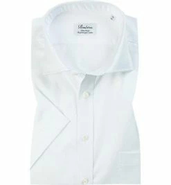 Budget 🎉 Stenströms Hemd 601934/1467/000 Kurzarmhemd, Fitted Body, Twill, Weiß 🤩