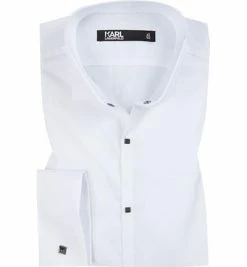 Brandneu 🔔 KARL LAGERFELD Hemd 605006/61/500699/10 Modern Fit, Popeline, Weiß 🧨