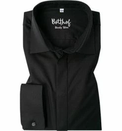 Besorgen 🌟 Botthof Hemd Body Slim UMA Hai 52-90-292/16 Slim Fit, Popeline, Schwarz 🥰