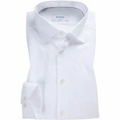 Neu ✨ ETON Hemd 3000/79811/00 Super Slim Fit, Twill, Weiß 👏