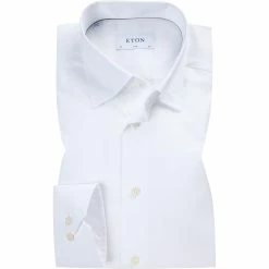 Schlussverkauf ✔️ ETON Hemd 3000/61511/00 Slim Fit, Twill, Weiß 🛒
