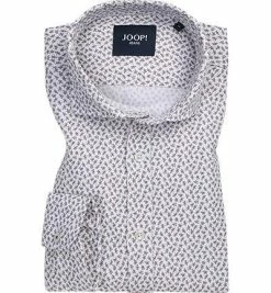 Aktion 🎉 JOOP! Hemd Hanjo 30013410/260 Baumwolle, Weiß-braun gemustert, Weiß-braun 😍